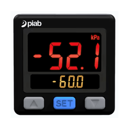 0212040 - VACUOSTATO DIG 0~-101 KPA PNP NO NA DISPLAY 3 CORES M8
