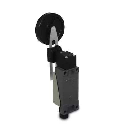 10667 - CHAVE FIM DE CURSO COM ROLDANA 50MM AJUSTÁVEL ME8108L COM 1NA+1NF E CORPO METÁLICO