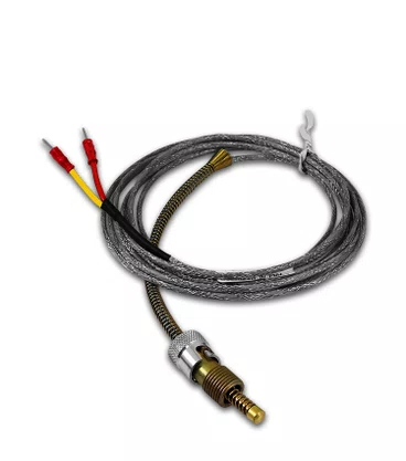 12031 - TERMOELEMENTO TIPO K (0~800ºC) CABO 3 METROS 2 FIOS E Ø6MM CABEÇOTE *** (7375)