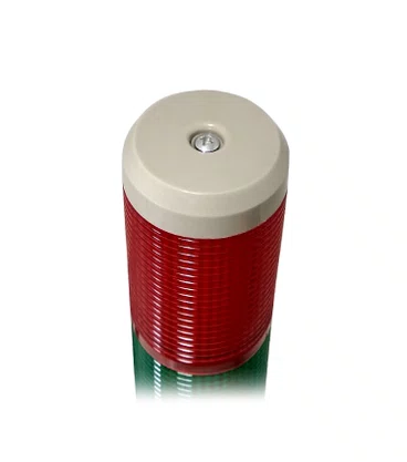 12246 - TORRE LUMINOSA LTA5053 12~30VCA/VCC - LED 3 CORES - SINALIZAÇÃO CONTÍNUA OU INTERMITENTE + ALARME SONORO