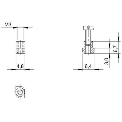 127338 - SUP SENS MAG HW-23 RANH T P/ SENS MAG BMF 305K BAM00LN