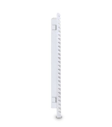 13332 - VENEZIANA COM FILTRO PARA VENTILADOR 20X20CM COR CINZA *** (9009)