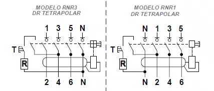 13842 - INTERRUPTOR DIFERENCIAL DR TETRAPOLAR DE 100A COM 30MA CLASSE AC