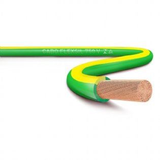 2000000000275 - CABO SUPERASTIC FLEX 750V VD/AM 1,0MM2 X 100MT