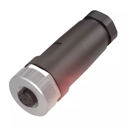 210723 - CONECTOR RETO FEMEA M12 8 POLOS