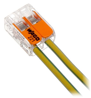 221612 - CONECTOR EMENDA P/ CABO 0,5~6MM 2 VIAS