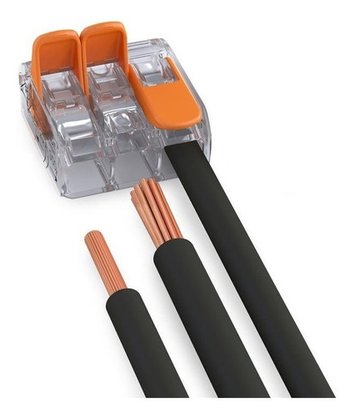 221613 - CONECTOR EMENDA P/ CABO 0,5~6MM 3 VIAS