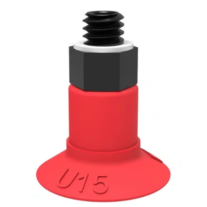 3150006S - VENTOSA U15 PLANA SIL VM C/ CONEXÃO RET M5 U15.20.01AC