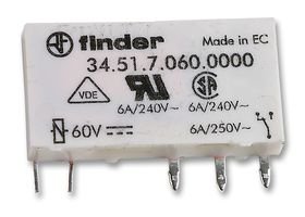 345170600010 - MICRO RELE S34 60V 6A 1 NA NF