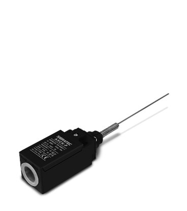 3725 - CHAVE FIM DE CURSO COM ACIONAMENTO FIO HELICOIDAL 360º AXCK-P106 COM 1NA + 1NF E CORPO PLÁSTICO