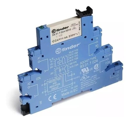 385101250060 - RELE MOD INTERF S38 125V 6A 1 NA NF