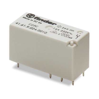 415290240010 - MINI RELE CIRCUITO IMPRESSO S41 24V 8A 2 NA NF