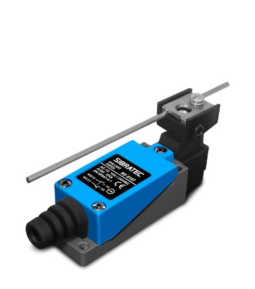 4413 - CHAVE FIM DE CURSO COM PISTÃO AJUSTÁVEL ME8107 COM 1NA + 1NF E CORPO METÁLICO