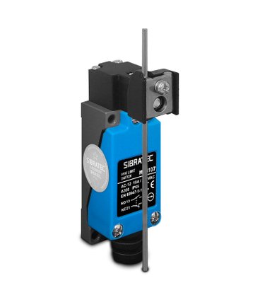 4413 - CHAVE FIM DE CURSO COM PISTÃO AJUSTÁVEL ME8107 COM 1NA + 1NF E CORPO METÁLICO