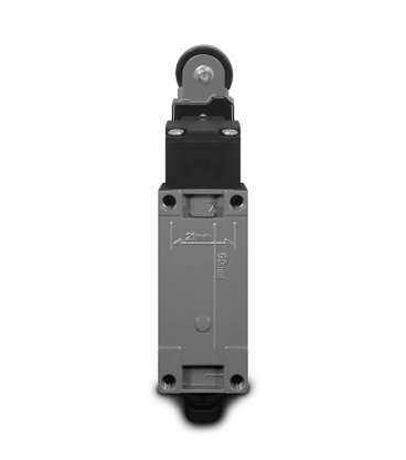 5778 - CHAVE FIM DE CURSO COM ROLDANA 18MM AJUSTÁVEL ME8108 COM 1NA + 1NF E CORPO METÁLICO