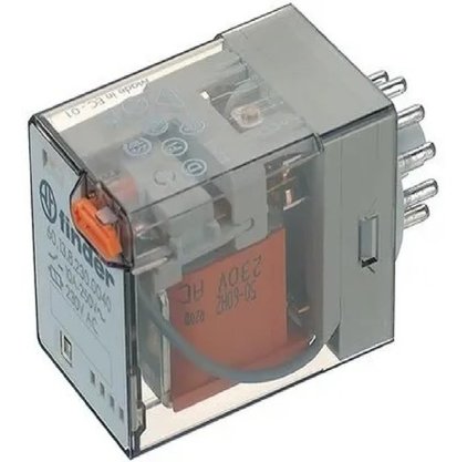 601382300040 - RELE INDS S60 11 PIN CIRCULAR 230V 10A 3 NA NF