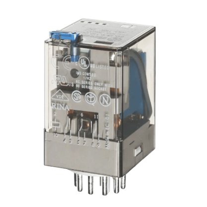 601390240040 - RELE INDS S60 11 PIN CIRCULAR 24V 10A 3 NA NF
