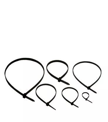 8066 - ABRAÇADEIRA DE NYLON PRETA 3,5X250MM - PACOTE 100 PEÇAS