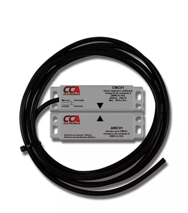 9684 - CHAVE MAGNÉTICA CODIFICADA CMC01 (SENSOR+ATUADOR) CONTATOS 2NF. CATEGORIA COMANDO 4