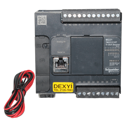 TM221CE16T - CONTROLADOR LÓGICO PROGRAMÁVEL TM221 SCHNEIDER