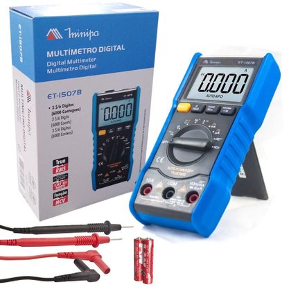 Multímetro Digital LCD com Função NCV - MINIPA-ET-1507B