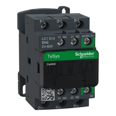 LC1D12BNE - CONTATOR 3P 12A MENORQ440V B.ACDC 24-60V