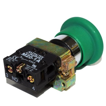 M20AMRG1B - BOTAO 22MM COG PULSADOR VD 1NF