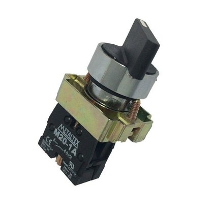 M20SSR3B1C - CHAVE SEL 2 POS C/RETORNO DIR 90G 1NA 1NF