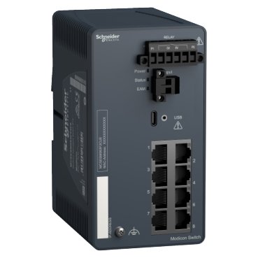MCSESM083F23F0 - MODICON MANAGED SWITCH 8TX