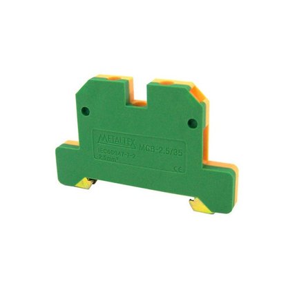 MGB435 - CONECTOR TERRA CAPA P/TRILHO TS35 4MM²
