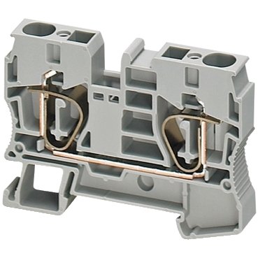 NSYTRR42 - CONECTOR MOLA SECCAO 4MM2 2 PONTOS CINZA