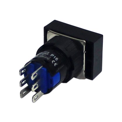 P16BL7G2 - BOTAO 16MM S/RETEN VD RETAN ILUM 24V 2 NA NF