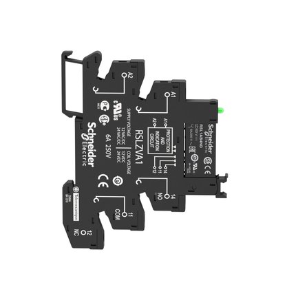 RSL1PVFU - RELE SLIM 6A 1NAF COM BASE PARAFUSO 110V
