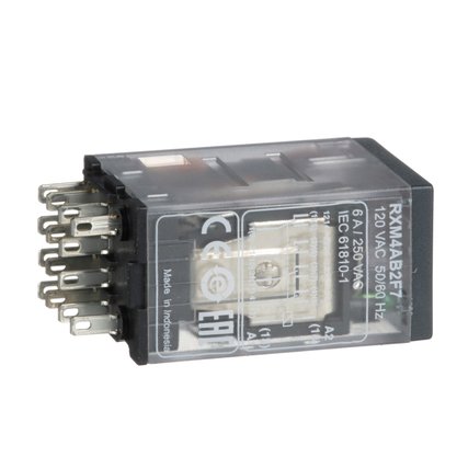 RXM4AB2F7 - RELE MINIATURA 4C/O 6A 120VCA