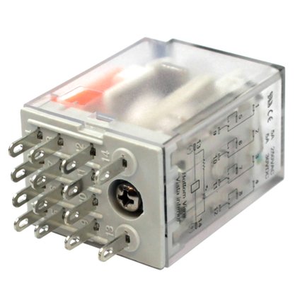 TNA4RC3 - RELE 14 PINOS 4 REV 5A 24VCC LED INDICADOR