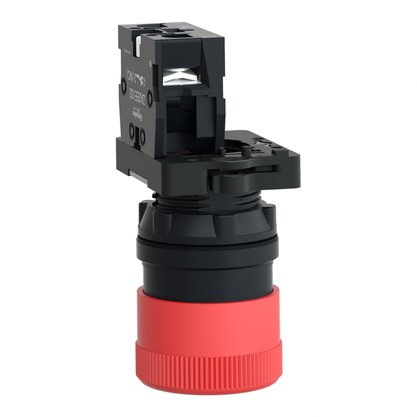 XA2ES442 - BOTAO EMERG 30MM PUXAR DESTRAV 1NF VERM.