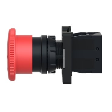 XA2ES542 - BOTAO EMERG 40MM GIRAR DESTRAV 1NF VERM.