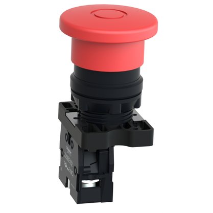 XA2ET42 - BOTAO EMERG 40MM PUXAR DESTRAV 1NF VERM.