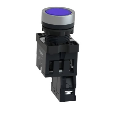 Botao Xa2Ew36B1 (Lumi. Led 24Vcc/1Na/Az) Schneider