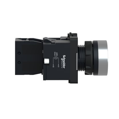 Botao Xa2Ew36B1 (Lumi. Led 24Vcc/1Na/Az) Schneider