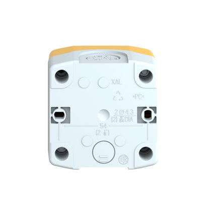 XALK01 - BOTOEIRA 22MM PLASTICA 1 FURO VAZIA