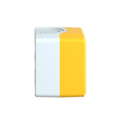 XALK01 - BOTOEIRA 22MM PLASTICA 1 FURO VAZIA