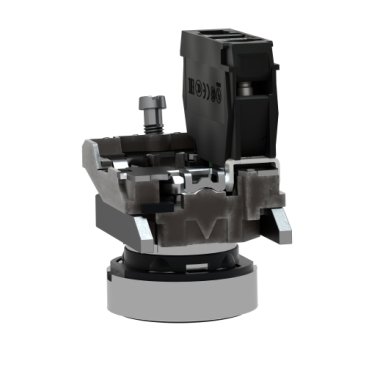 XB4BA21 - BOTAO 22MM METALICO A IMPULSAO 1NA PRETO