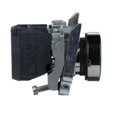 XB4BA31 - BOTAO 22MM METALICO A IMPULSAO 1NA VERDE