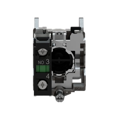 XB4BA51 - BOTAO 22MM METALICO A IMPULSAO 1NA AMARE