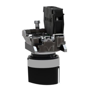 XB4BD21 - COMUTADOR 22MM METALICO MANOPLA CURTA 2P
