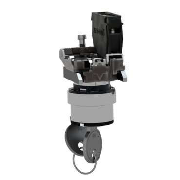 XB4BG21 - COMUTADOR 22MM METALICO COM CHAVE 2POS F