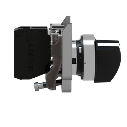 XB4BJ21 - COMUTADOR 22MM METALICO MANOPLA LONGA 2F