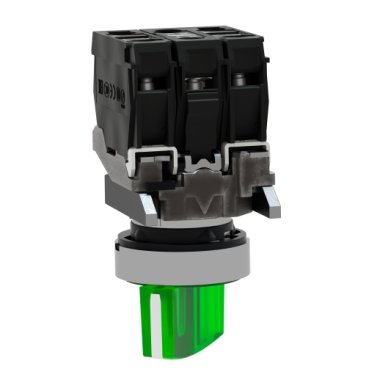 XB4BK123B5 - COMUTADOR 22MM METALICO LUMINOSO LED 24V