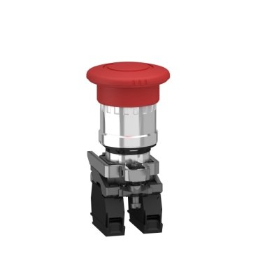 XB4BS8444 - BOTAO 22MM METALICO SOCO ACAO BRUSCA GIR